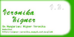veronika wigner business card